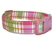 Designer Plaid Dog Collar - Charlotte Plaid