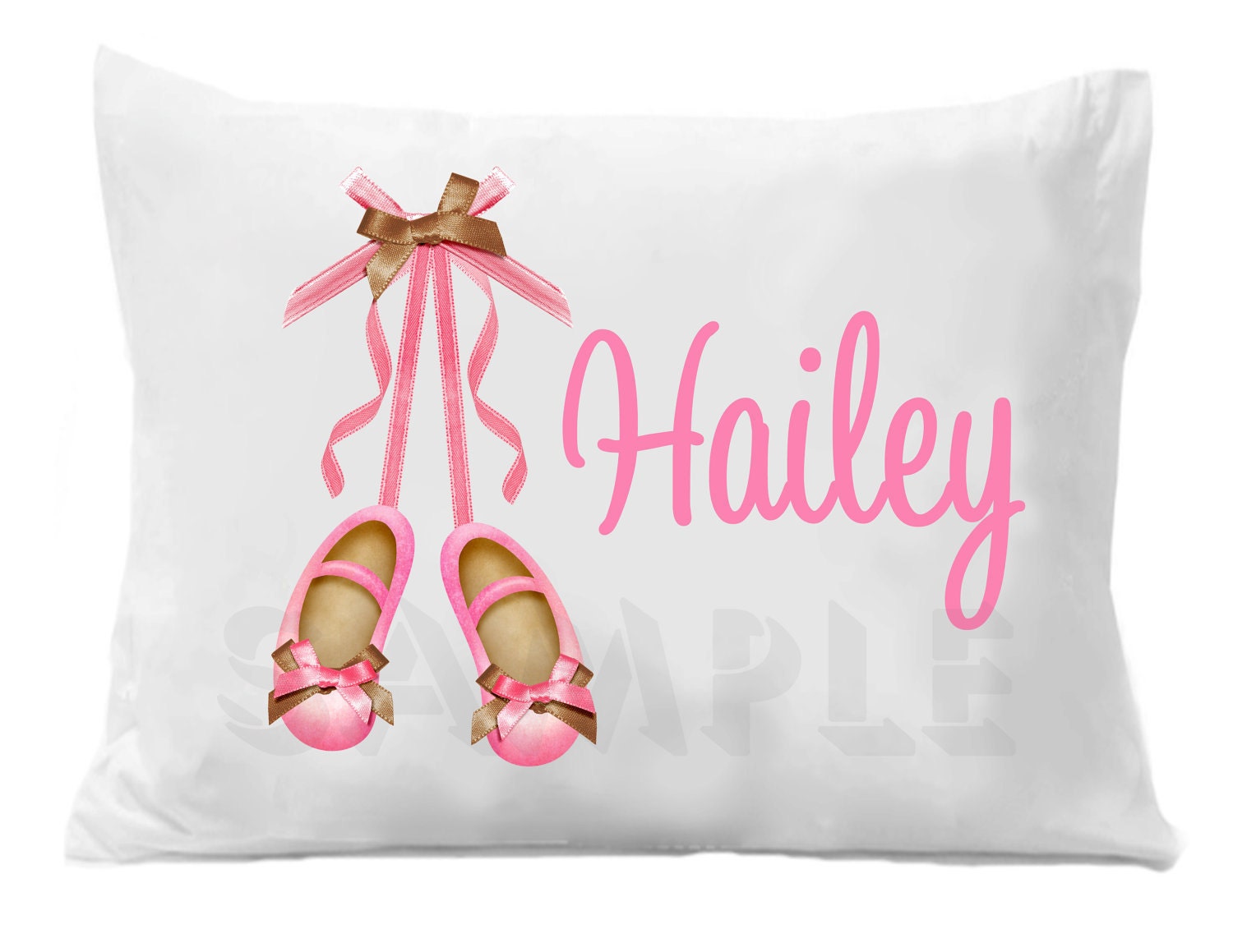 Dance Pillow Case Ballet Shoes Dance Pillow Case Personalized Il_570xn