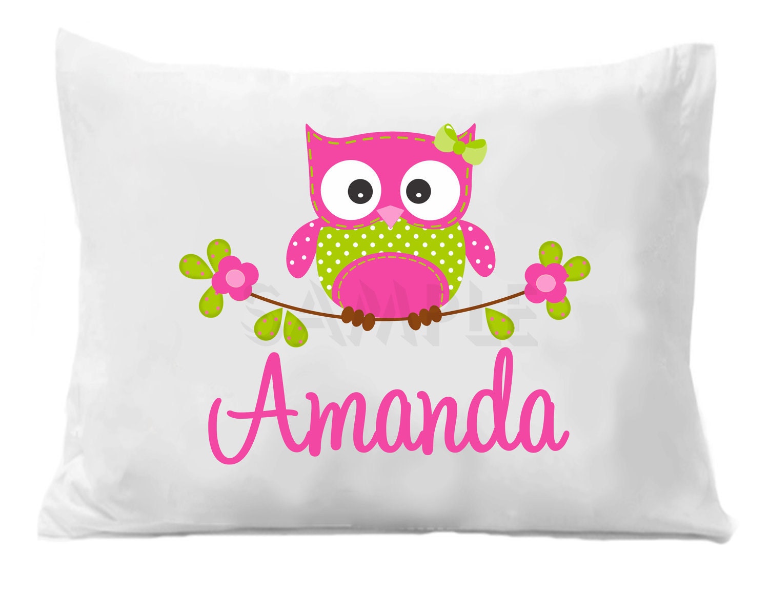 Owl Pillow Case Owl Pillow Case
