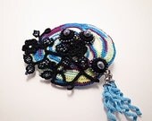 Crochet Lace Jewelry (Liana) Brooch