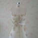 Wedding Dress with Vintage Inspired Lace and Charmeuse Empire Waist Style