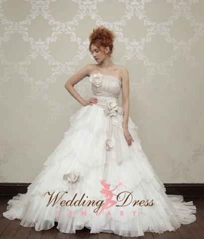 Romantic Wedding Dress Custom Made