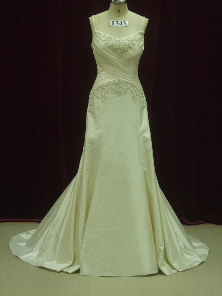 Ivory Bridal Gown with Straps