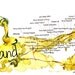 Vineyards of Long Island Map - 12 x 16 Print - Watercolor - Wine Lover Gift- Wall Art