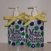 SET OF 2 personalized polka dot hand sanitizer  8 oz. wedding gift teacher shower GIFT
