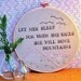 Let Her Sleep For When She Wakes She Will Move Mountains - Modern Baby Wall Art