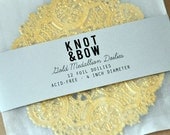 Gold Foil Medallion Doilies