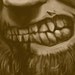 Zombie Abraham Lincoln Print 8.5x11
