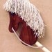 Broomstick Horse: - Broom Stick Horse - Dark Mahogany
