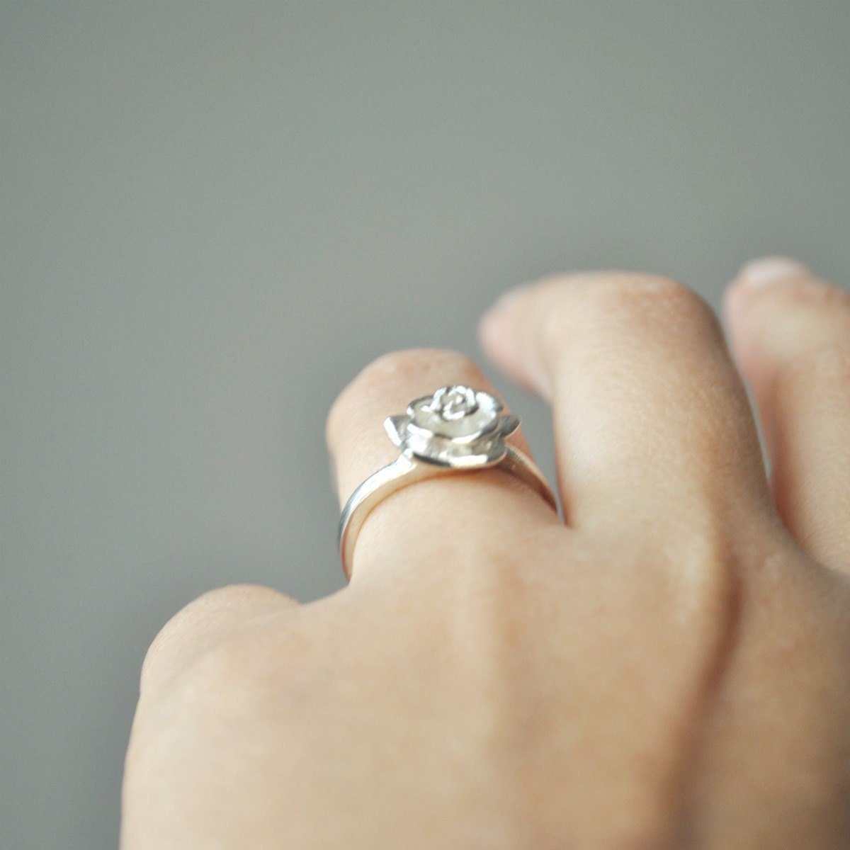 Rose Ring Sterling Silver