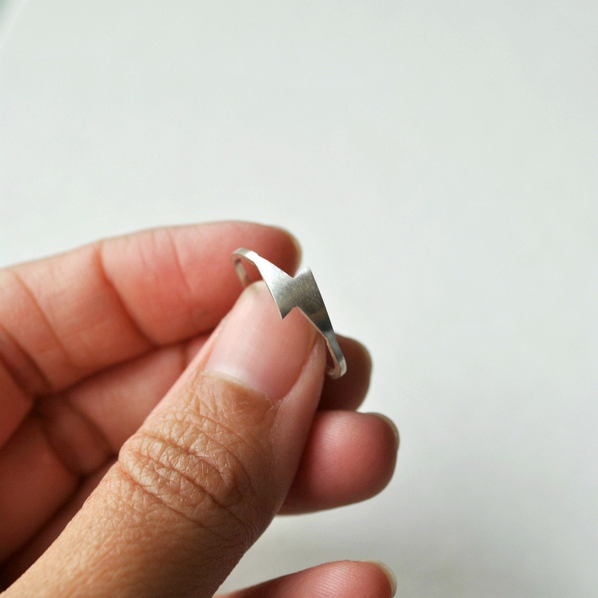 Thunder ring Sterling Silver - Lightning Bolt - Unisex Gift
