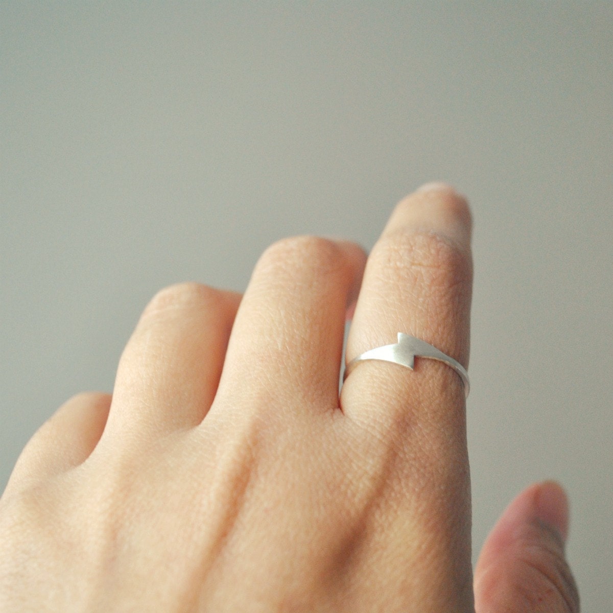 Thunder ring Sterling Silver - Lightning Bolt - Unisex Gift