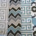 Floral Ikat Decorative Pillow - Light Blue - Gray - Cream - 18 inch - BOTH SIDES - Designer Pillows - Ikat Pillow - Throw Pillow
