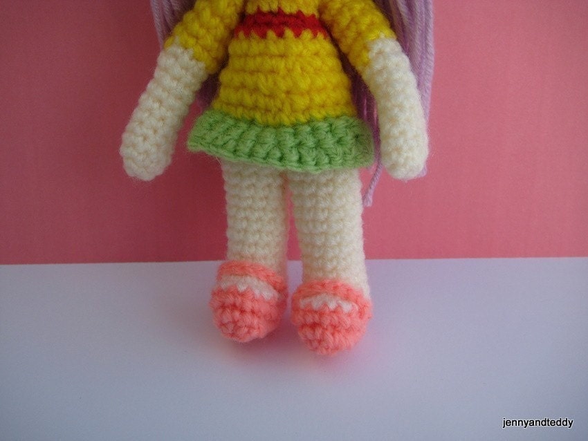 Instant Download PDF  amigurumi crochet pattern  girl character  summer,welcome to sell the finished item