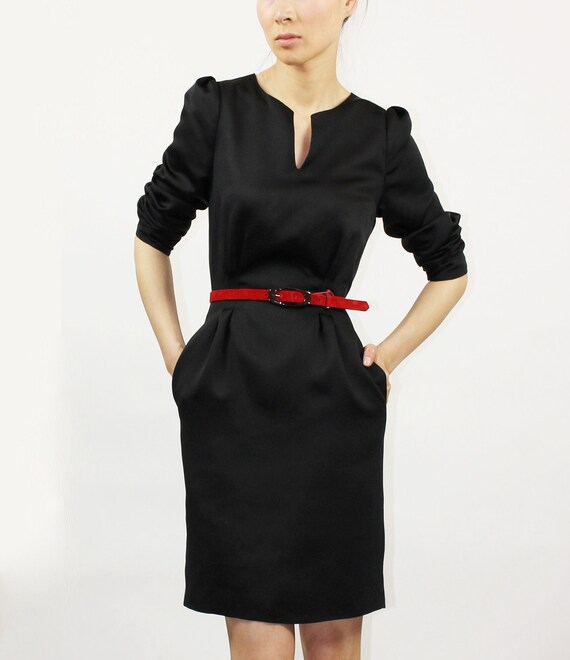 Open pleats dress
