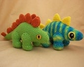 Plato the Stegosaurus Dinosaur Crochet Amigurumi Pattern