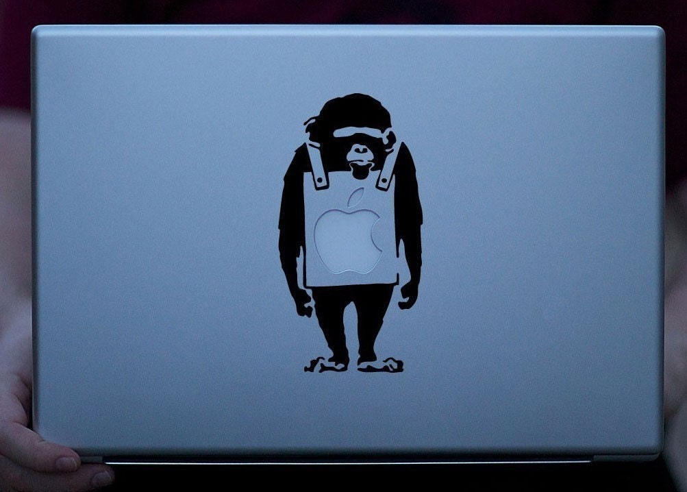 Monkey vinyl decal (FREE SHIPPING)