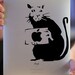 I Smell a Rat vinyl decal (FREE SHIPPING)