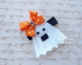 Gina the little Ghost Clip-- Perfect for Halloween--