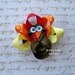 Holiday Hair Clip Trio- Halloween- Thanksgiving- Christmas- Ghost- Turkey- Christmas Tree-