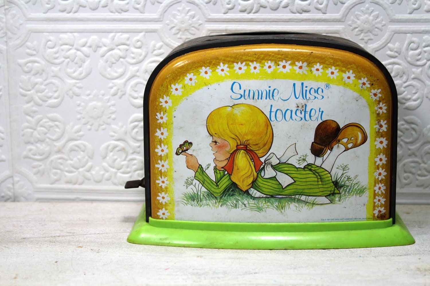 Vintage Ohio Art Toy Toaster Sunny Miss