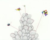 Geometric Art Print - Limited Edition Multi Coloured Print