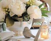 Table Numbers for Wedding - Pewter or Grey - Vintage, Rustic, Wooden Decor