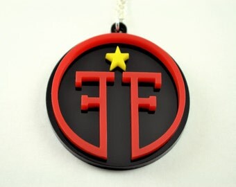 Fringe Division Logo Necklace Large -  Laser Cut Acrylic