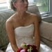Wedding Sash Bridal Belt PEARL - Light ivory flowers on Ivory 1.5" width sash