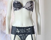 Victorian Steampunk Lingerie Suspender Girdle Garters Garter Belt Knickers Panties Bra Bikini  Full Set SPECIAL ETSY PRICE