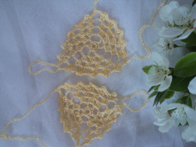 Crochet  Barefoot Sandals, Knitted, Foot Jewelry, Nude Shoes, Barefoot Sandles, Foot Things, Beach Wedding, Steampunk Sandals