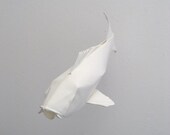 WHITE ORIGAMI KOI