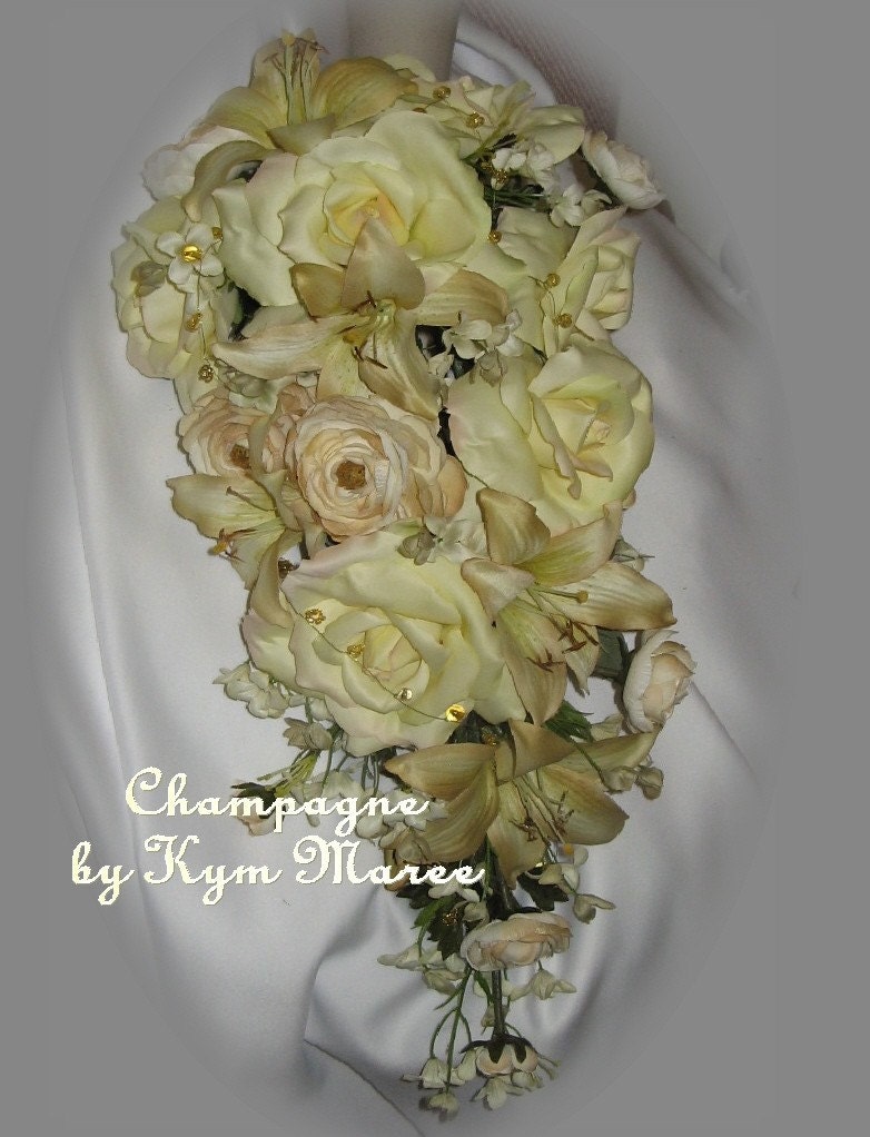 Champagne Wedding Flowers