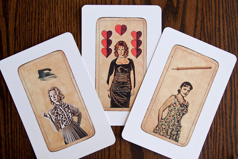 6 Mad Men Tarot Postcards