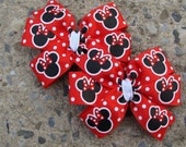 Minnie Mouse Hair Bows - Red Minnie Mouse Hair Bows