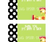 Printable Party Thank You Cards - Pizza Party Collection Il_170x135