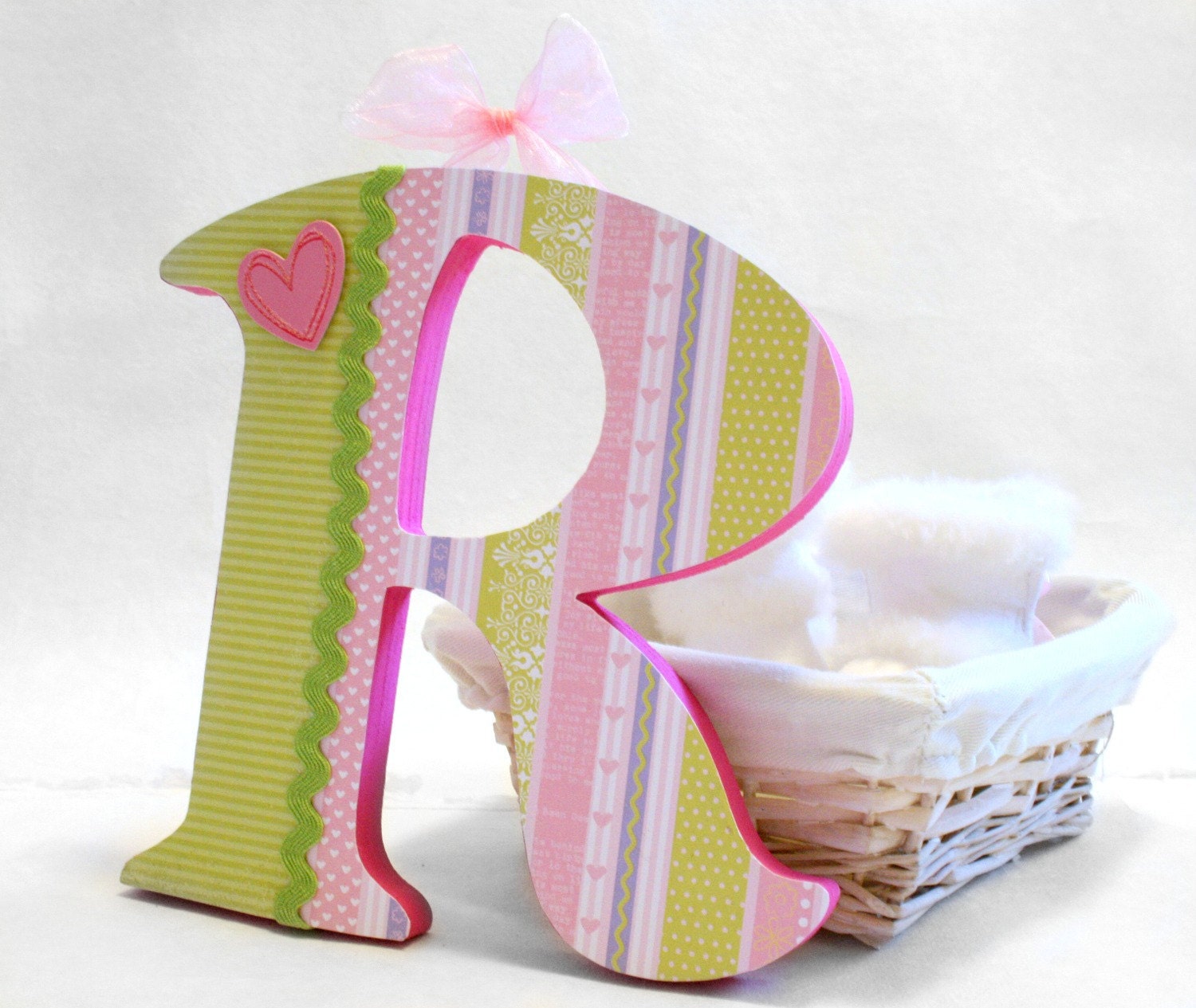 Set of 2 letters baby name design your own by RivergroveDesigns