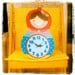 Wall clock Matryoshka clock - "Libi" model kids children nursery wall decor wall hanging large wall clock gift under 50
