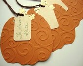 Pumpkin Gift Tags Thanksgiving Autumn Placecards