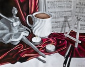 Favorite Things 9x12 Original Art Giclee Print
