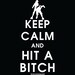 Mature Roller Derby Keep Calm and Hit A Bitch By BlackSheepSk8