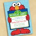 Elmo Birthday Party Invitation