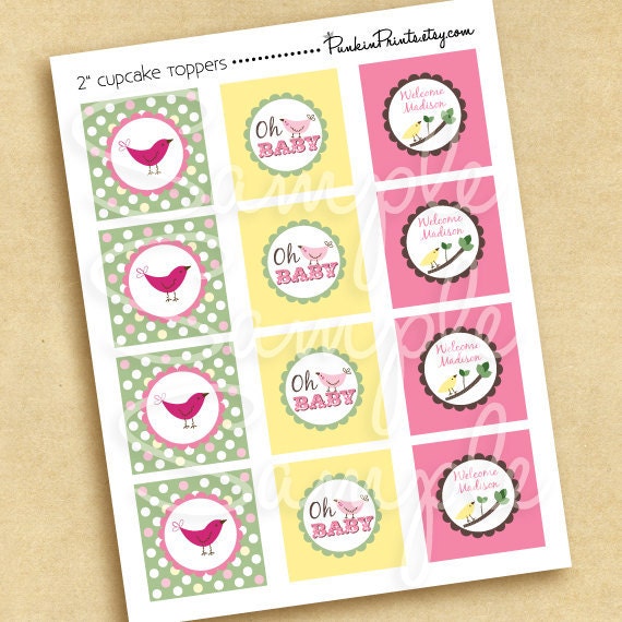 Penelope Party Supplies - 2" Cupcake Toppers
