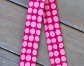 CAMERA STRAP in Wine Spots