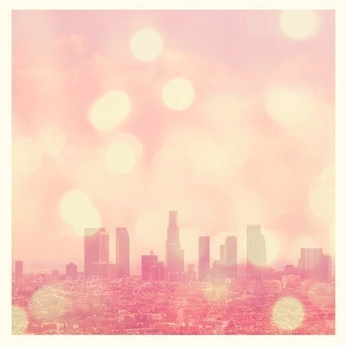 BOGO SALE - city of dreamers - los angeles photograph - fine art print 5x5