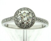 14K White Gold Mount with Diamonds Made To Order