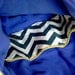 Chevron and Canvas Tote