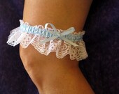 Lace Bridal Garter with Ribbon - Fun Flirty Fuctional and Economical