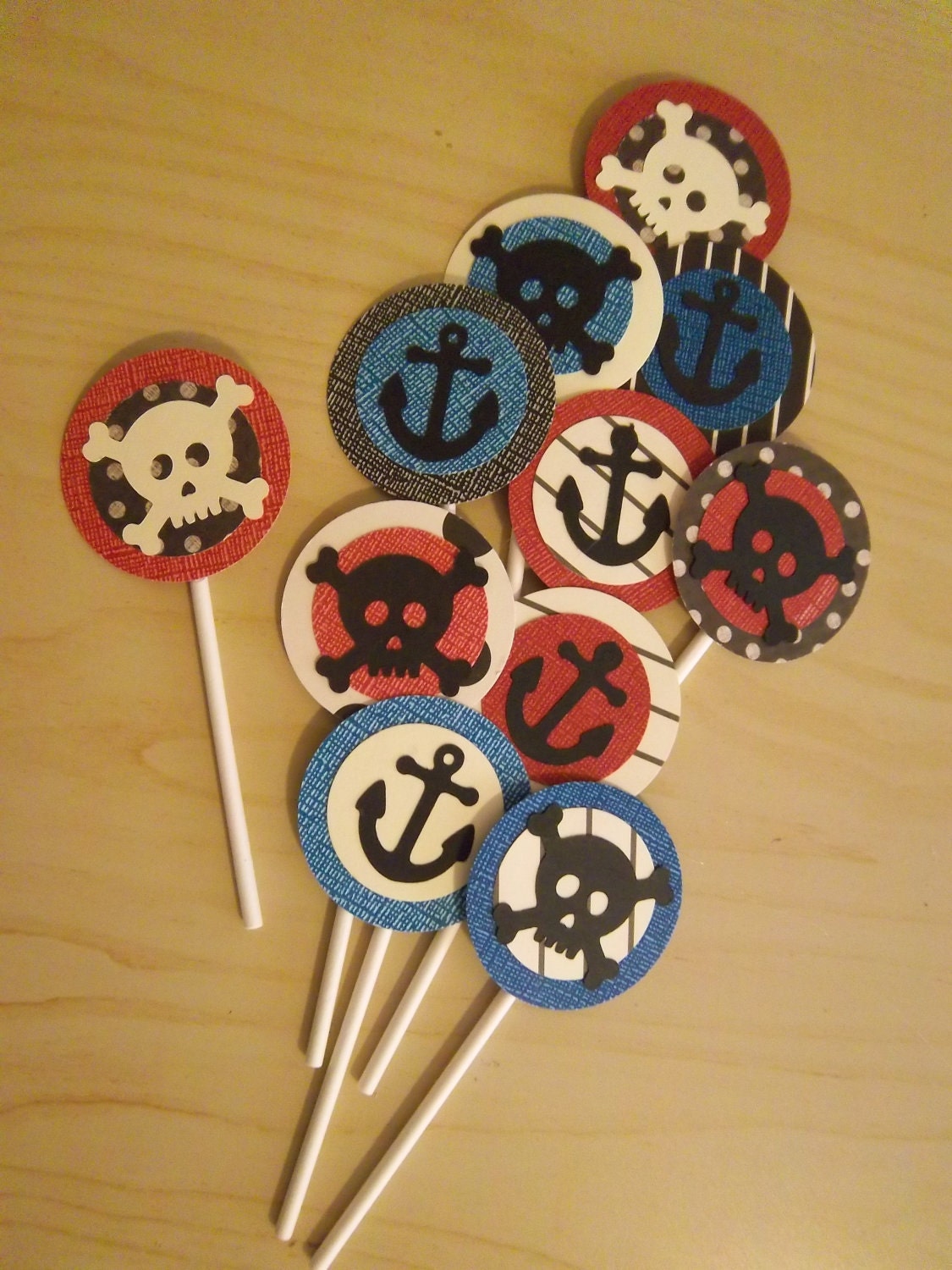 Pirates of the Party- Cupcake toppers