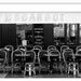 French Sidewalk Cafe,L'escargot de Montorgueil, Paris, France, Black and White, Unmatted 8x10 Print